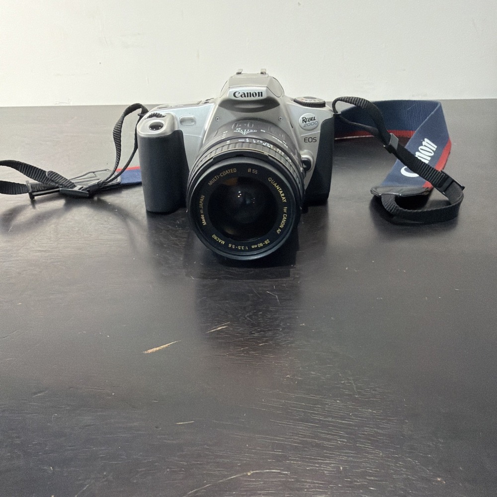 Canon EOS Rebel 2000 35mm SLR Film Camera w/ EF 28-80mm f/3.5-5.6 II PARTS ONLY